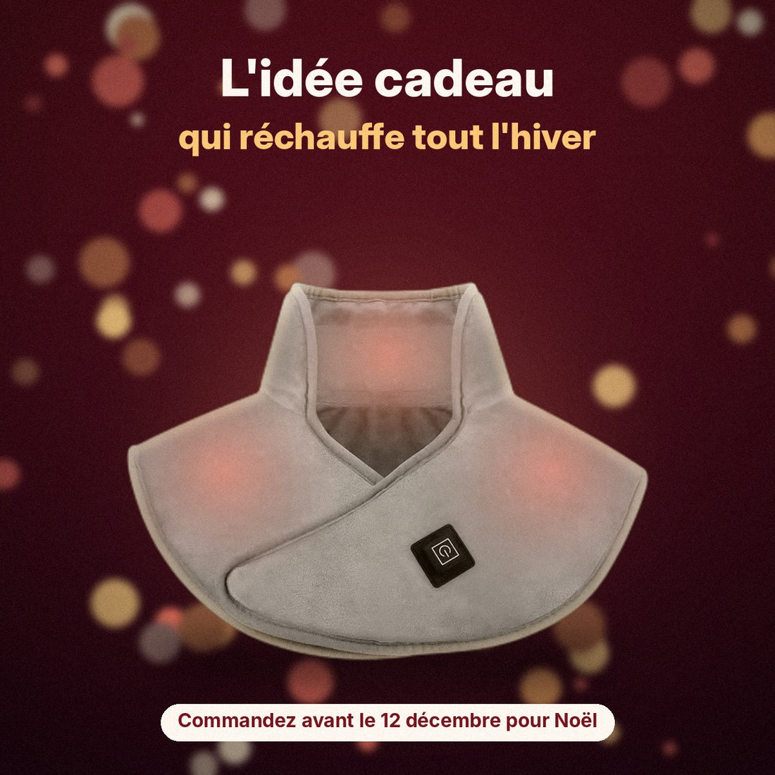 Cape chauffante Nuage Chaud, idée cadeau de Noël